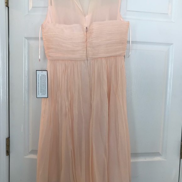 J. Crew Silk Chiffon Clara Dress Crinkle Sz 10 NWT - Picture 5 of 7